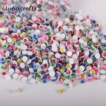 

500pcs 5mm Random Mixed Googly Eyes Self-adhesive Wiggly Eyeballs DIY Craft Supplies Kid Scrapbooking Toys Arts Decor K0883