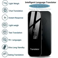 G6 многоязычный Интеллектуальный голосовой переводчик 70 языков s 200 стран переводная Панель устройство переводчик