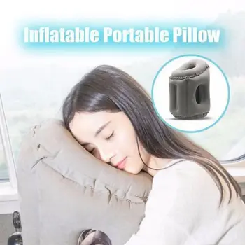

Inflatable Portable Pillow Travel Pillow Inflatable Pillow Air Cushion Travel Portable Innovation Product Baby Back Foldable