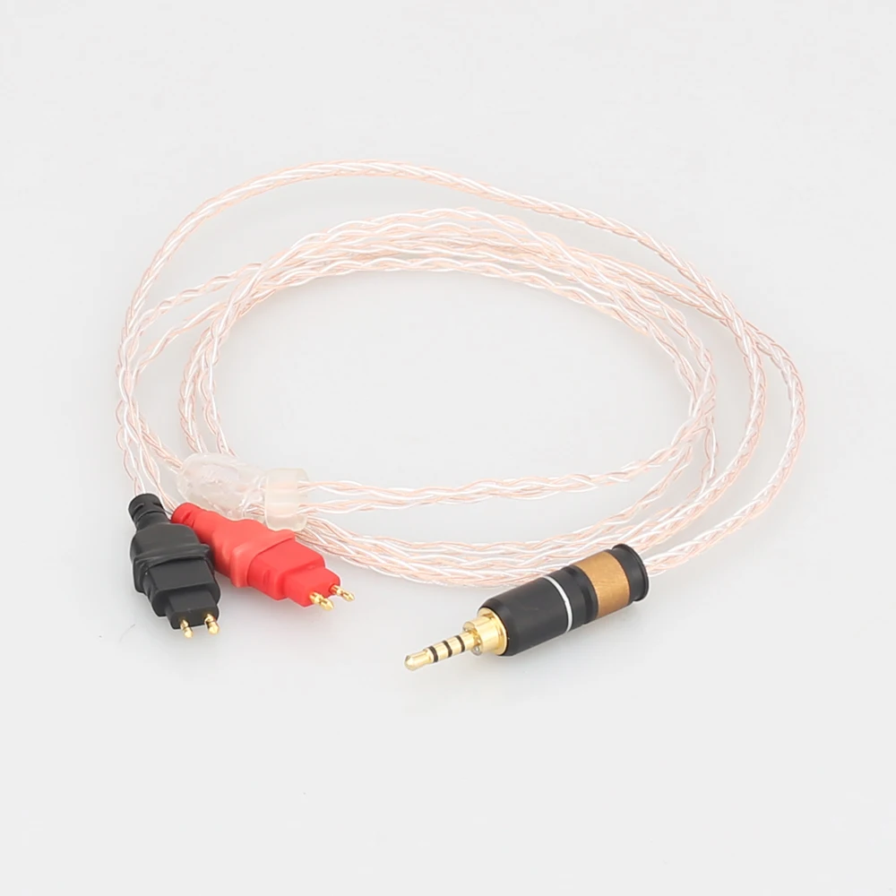 Audiocrast 2 5 XLR 8 ядер OCC посеребренный смешанный кабель для наушников Sennheiser HD25-1 SP HD650
