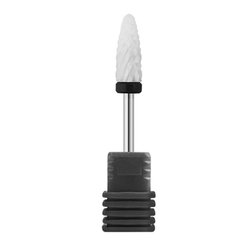 Nail Cone Tip Ceramic Drill Bits Electric Cuticle Clean Rotary For Manicure Pedicure Grinding Head Sander Tool 1Pcs | Красота и