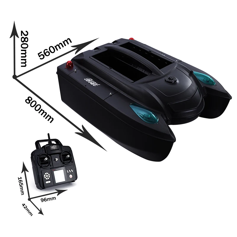 JABO3CG RC приманка Лодка Рыболовная лодка двойная 4 кг нагрузка GPS позиционирование