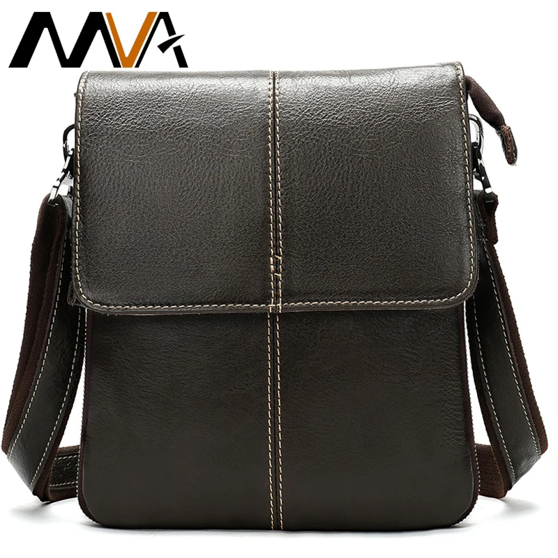 MVA натуральная кожа мужские сумки через плечо/сумки плечо для мужчин сумка