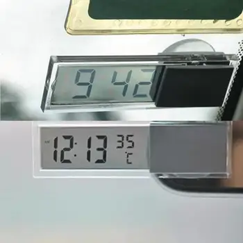 

Mini Weather Station Automotive Thermometer Digital Car Temperature Instruments Wall Type Meter LCD Display