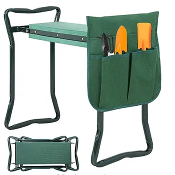 

Newest Folding Garden Kneeler and Seat EVA Foam Pad Protects Your Knees - Sturdy and Lightweight