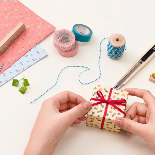 

Nacai Nacai Tearable Gift Packaging Paper Cute Book Wrapper Binding of the Book Cardboard Yx7007