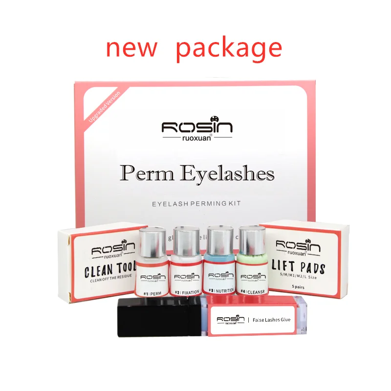 NEW package Профессиональный набор для подтяжка ресниц, подтяжка для ресниц, набор для завивки ресниц, с клеем, для салона красоты, подтяжка ресниц - Цвет: NEW package