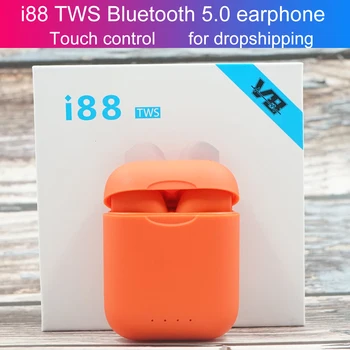 

i88 TWS Wireless Earphone Bluetooth 5.0 Mini Touch control Stereo headset Dual Calls Earbuds in ear For All Phones PK i9S i10