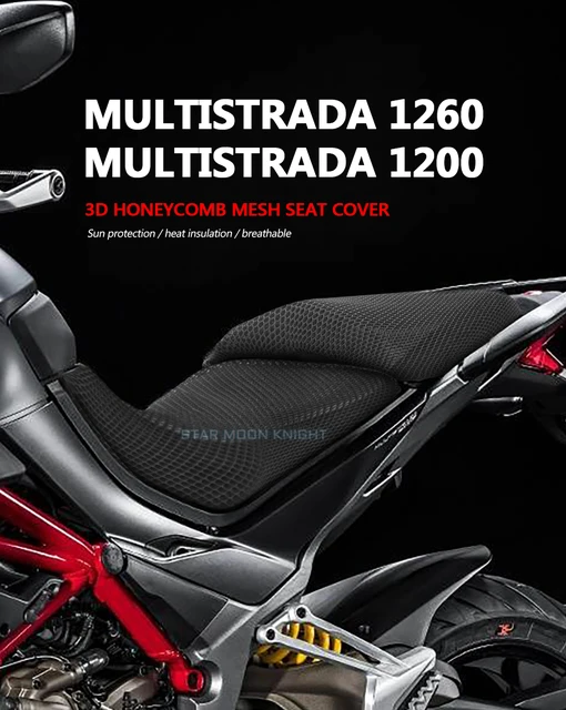 Coprisedile Per DUCATI Multistrada 1260/1200 - Tessuto Nylon Impermeabile, Antiscivolo E Comfort Ergonomico - Foto 14
