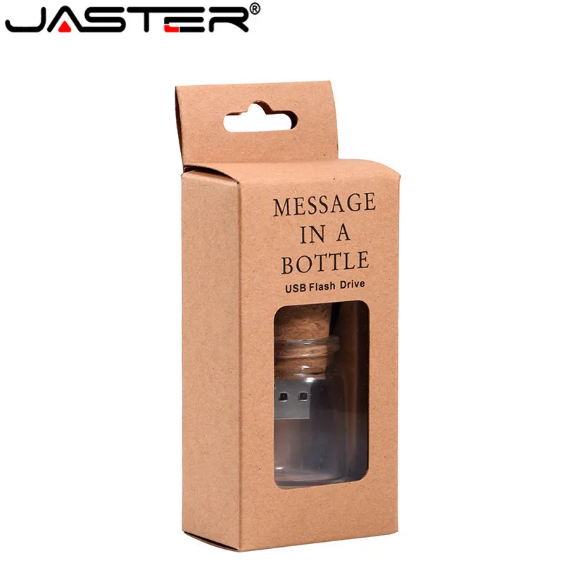 Флеш накопитель JASTER в виде бутылки для дрифта + бумажная коробка 4 Гб флеш USB