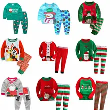 Kids Christmas Pajamas Boys Girls Halloween Pyjamas Pijamas Children Sleepwear Baby Pajamas Sets Cotton Nightwear Kids Clothes