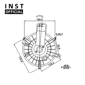 

Air Conditioning Fan AC A/C Blower Motor FOR G.CHEROKEE 11-14 12V