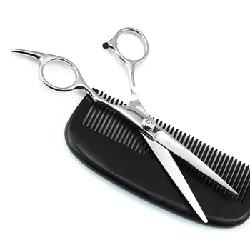 

Stainless Steel Hair Cutting Barber Salon Styling Series Barber Hair Cutting Trimming Grooming Scissors-6.0" Overall Length