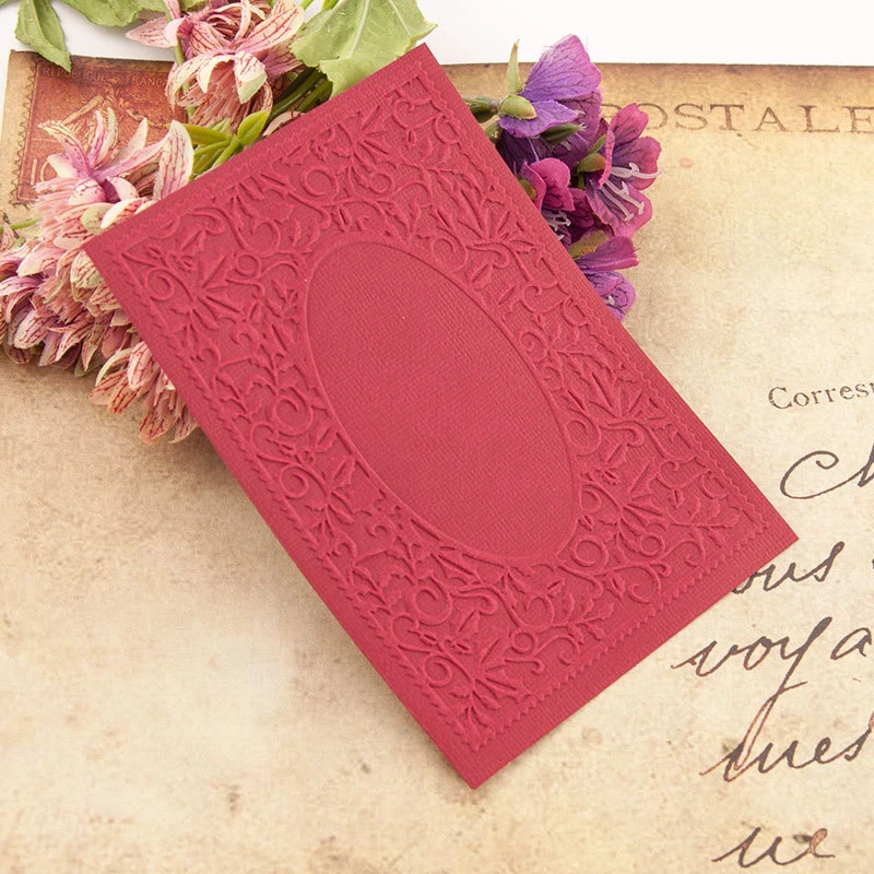 Lace Oval Embossing Folder 4