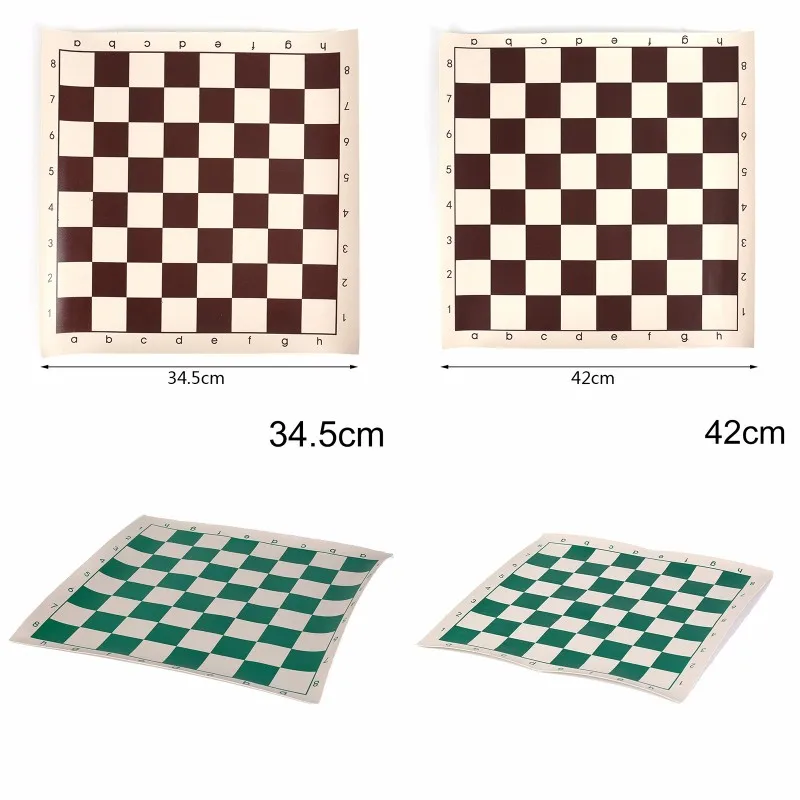 

Vinyl Tournament Chess Board for Children's Educational Games Random Color Magnetic Board for Chess