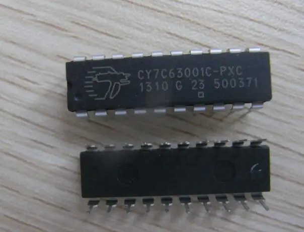 

10pcs/lot CY7C63001C CY7C63001C-PXC DIP20