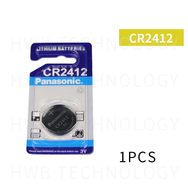 100% оригинал новинка для Panasonic CR2412 3 В литиевая монета часы брелок аккумулятор