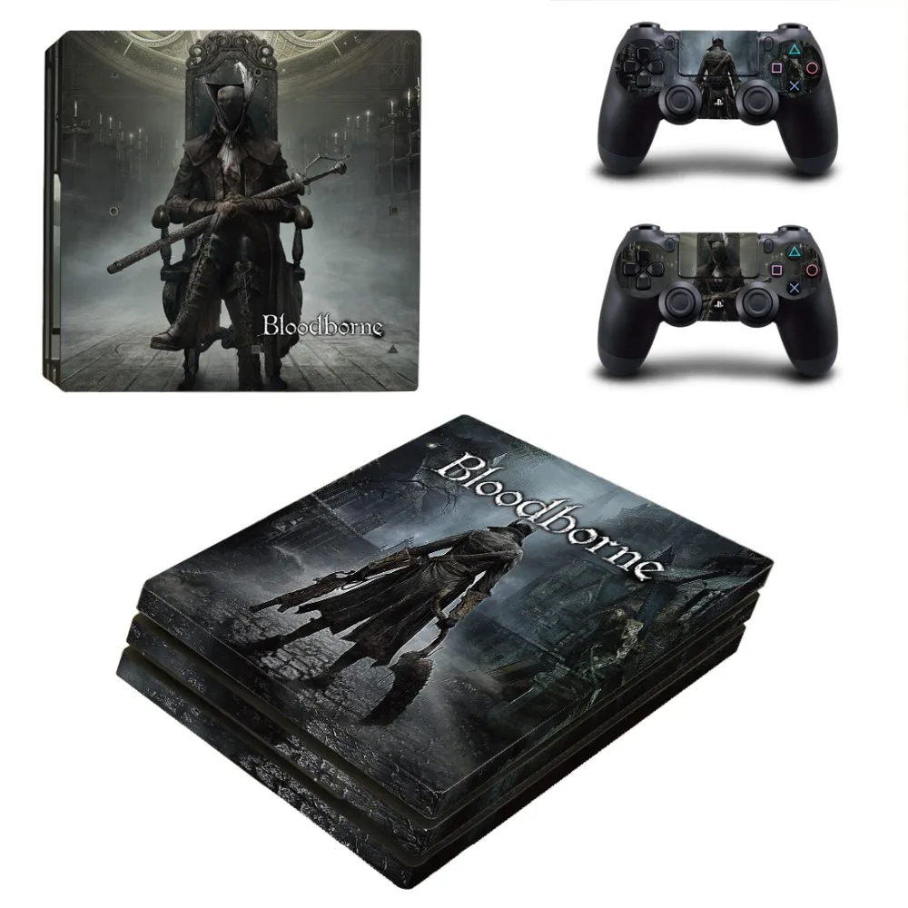 Игровая наклейка "Bloodborne" PS4 Pro наклейка для кожи для sony playstation 4 консоль и контроллеры PS4 Pro наклейка для кожи s винил