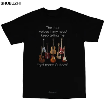 

funny t shirts Guitar ShirtGet More Guitars Shirt shubuzhi Fashion tshirt men t-shirt cotton men t-shirts bigger size sbz8470