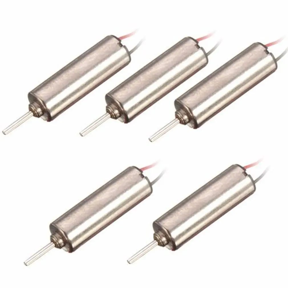 모델 장난감에 대 한 5pcs Dc 3.7v 66000rpm 유선 마이크로 코어리스 모..