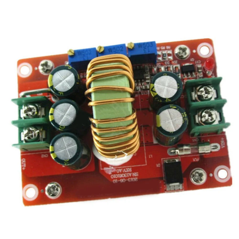 1 шт. DC-DC конвертер 10/12/15/20A 150-1200W шаг вверх/вниз Boost адаптер прочный