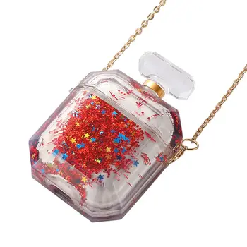 

Liquid quicksand perfume bottle for AirPods Bluetooth wireless headset case D08A