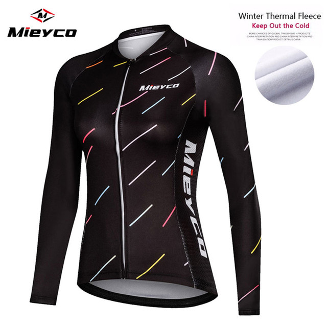 Thermal Fleece Cycling Jersey Long Sleeve 2019 Bike Shirt Reflective maillot ciclismo Downhill Cycling Shirt MTB Jersey
