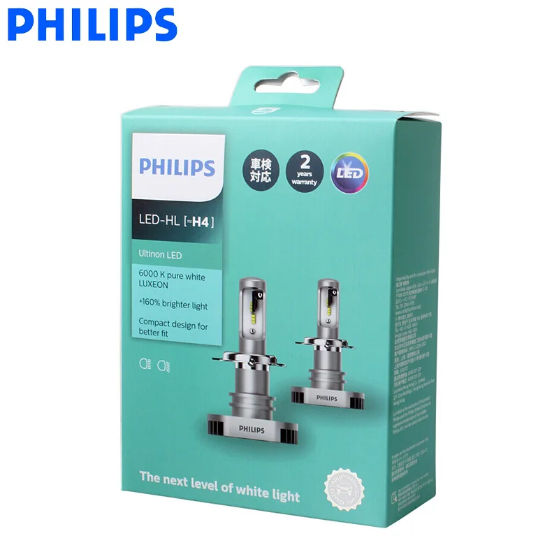Philips Led H4 9003 Ultinon Led Auto Hi 