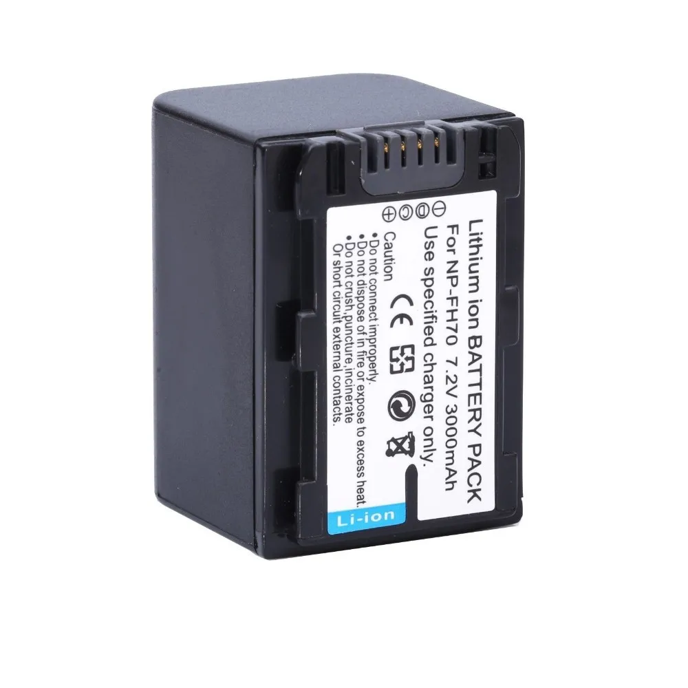 NP-FH70 Замена Камера Батарея 2200 мА-ч для sony NP-FH50 NP-FH100 NP-FH30 NP-FH40 NP-FH60 NP-FH50 NP-FH70 HDR-SR HDR-XR