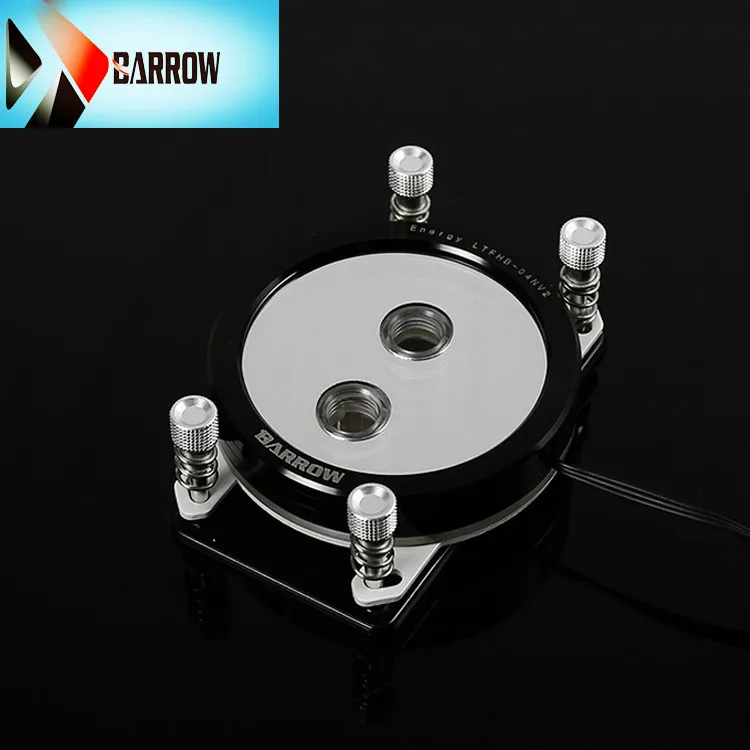 Кулер для процессора Barrow водяной блок AM3 AM4 plaform 2 0 5v rgb освещение компоненты