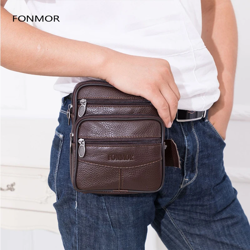 

2020 Vintage Leather Bags for Man Genuine Leather Crossbody Bag Men Casual Single Shoulder Bag Male Small Men's Messenger Bags