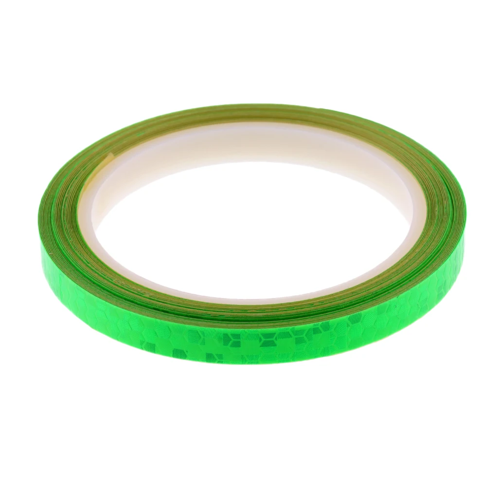 8 Meters Reflective Bike Wheel Rim Stickers Bicycle Cycling MTB Motorcycle Reflector Tape DIY Decals