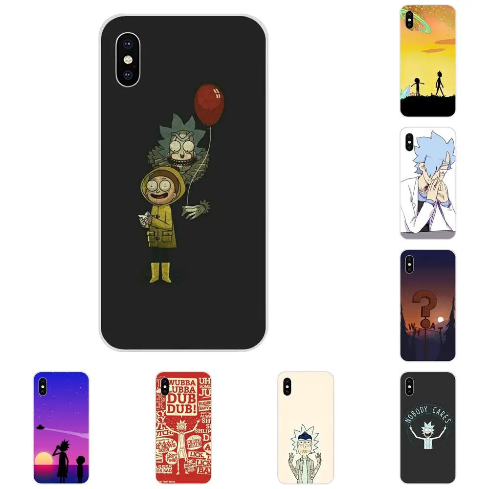 Чехол из ТПУ с изображением Капа крышка Рик и Морти задняя для Huawei Honor 4C 5A 5C 5X6 6A 6X7 7A