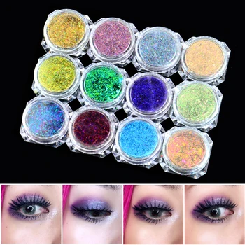 

1 Box Chameleon Eyeshadow Powder Matte Mineral Sequin Eye Shadow Palette Easy To Eyeshadow Makeup