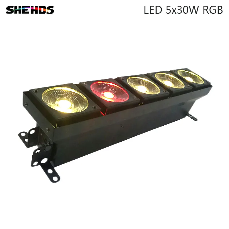 5x30W RGB Matrix 5x30 Вт RGB 3в1 Матрица светодиодная подсветка световой поток DJ вечерние шоу 150 Вт теплый белый COB светодиодный диско профессиональное сценическое освещение - Цвет: 5x30W RGB Matrix