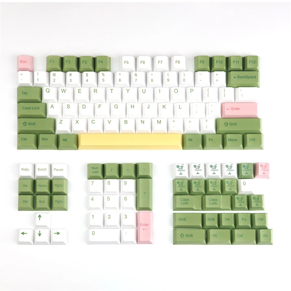 キーボード用キーキャップ メカニカル チェリーカラー アニメプリント Pbt 5面昇華型 キーボード Aliexpress