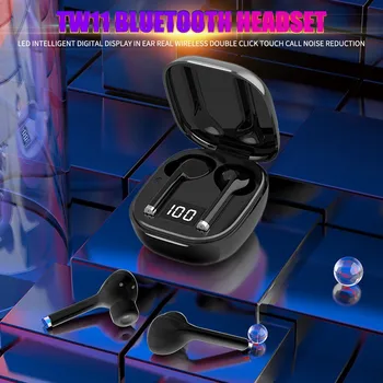 

TW11 Wireless Earbuds Bluetooth 5.0 Headphones LED Power Display Stereo Bluetooth Earphone In-Ear Headset Waterproof Headset