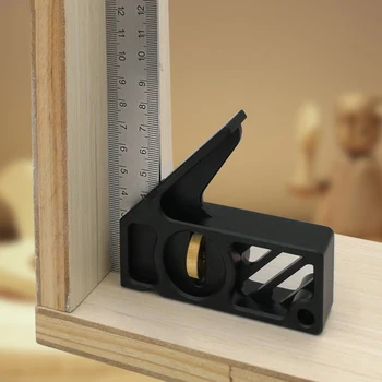 

300mm Stainless Steel Adjustable Body Measurement Crafts Combination Try Square Limiting Stopper Engineer Tools