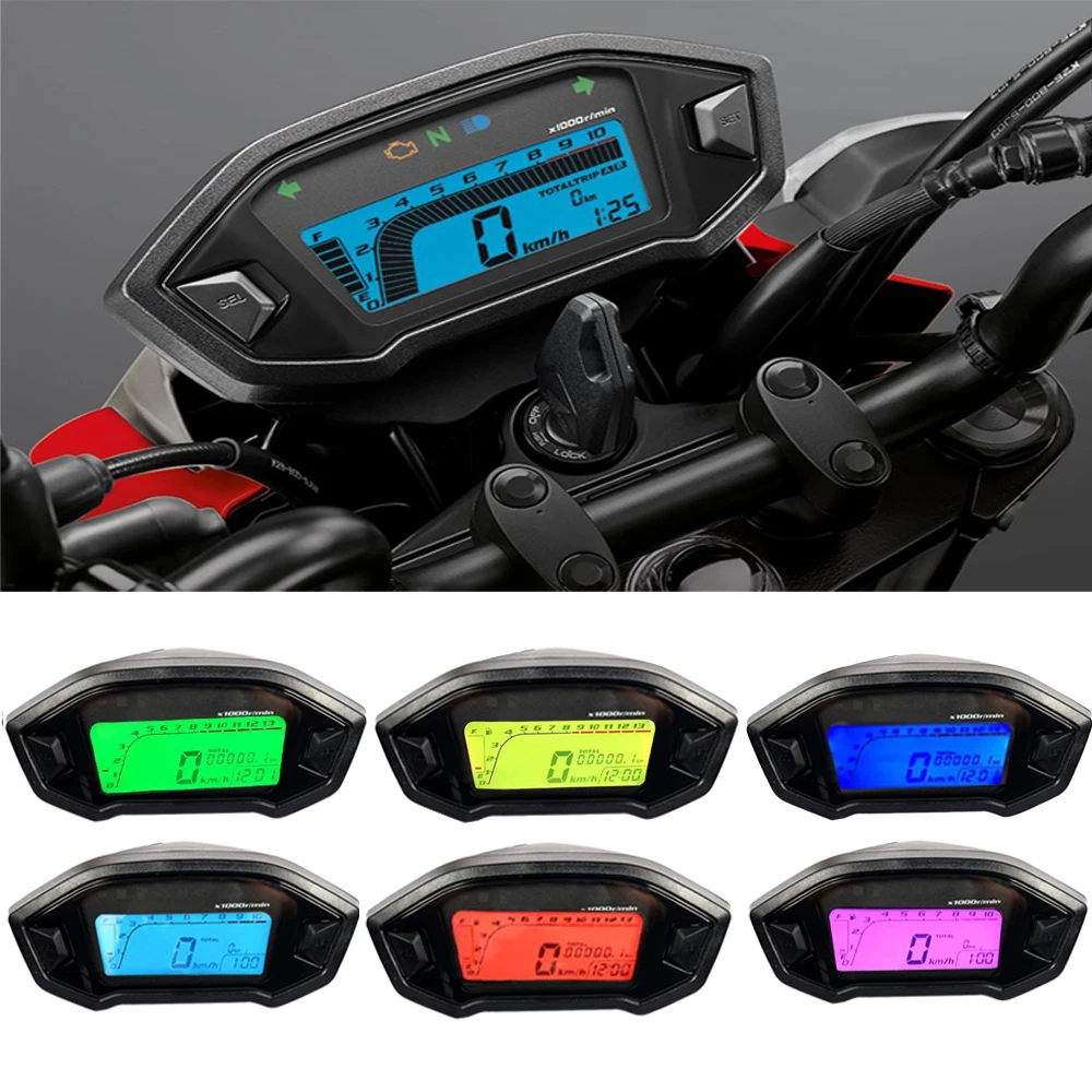12V мотоцикл цифровой ЖК индикатор Спидометр для Honda Grom 125 MSX125 Водонепроницаемый