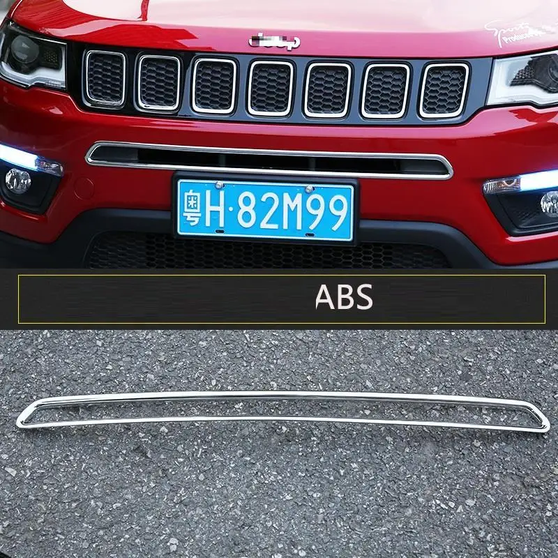 Авто Стиль Защитная Наклейка аксессуары Бампер протектор Coche модификация автомобиля литье Стайлинг молдинги 17 18 для джип компас - Цвет: Number 2