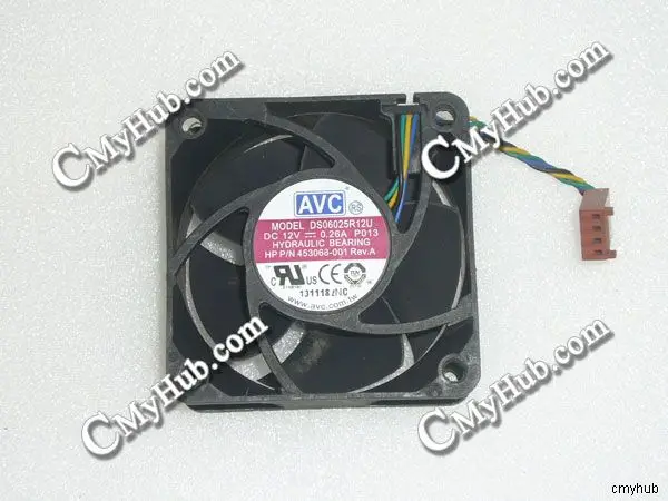 

For HP Elite 8100 8200 8300 Ultra Slim 7800 7900 M735 QL For AVC DS06025R12U P013 453068-001 Case Cooling Fan