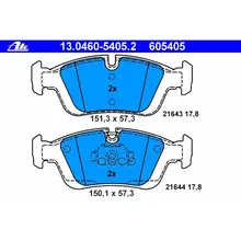 13.0460-5405.2_=384 00=571411x!Колодки Дисковые П Bmw E36 1.6i-2.8i/1.8td-2.5tds 90 Ate 13046054052 Ate арт. 13046054052