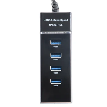 

Ultra Slim 4 Ports USB 3.0 Hub Adapter Splitter For Windows 7/XP/MAC OS#50