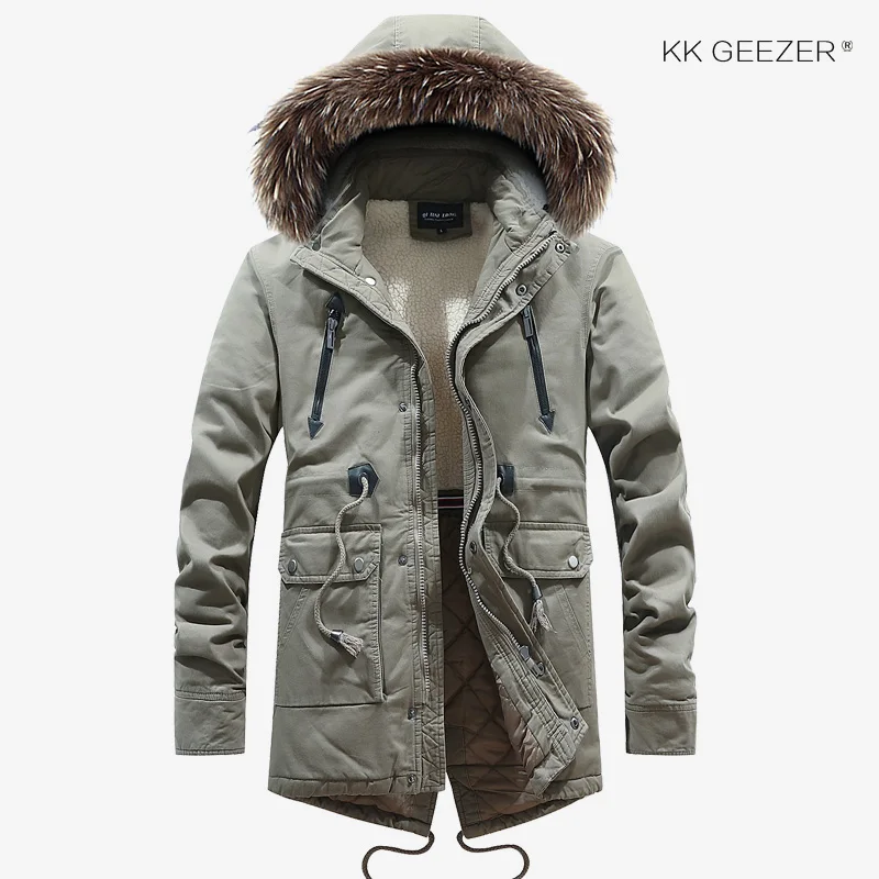 Зимняя мужская куртка, толстая, теплая, ветрозащитная, с капюшоном, вельветовое пальто, военная ветровка, высокое качество, флис, хлопок, парки, мех