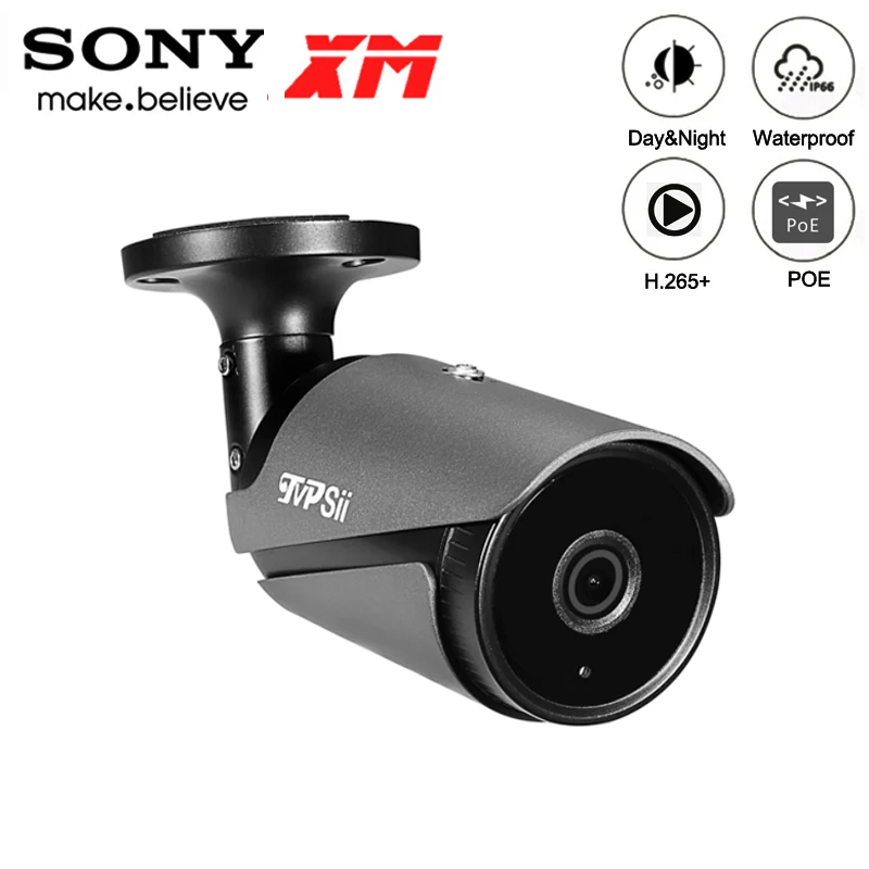 Baratos 36 Uds LED infrarrojos impermeable IP66 Metal 5MP 4MP 2MP Auido H.265 + 25Fps POE ONVIF IP vigilancia CCTV Cámara