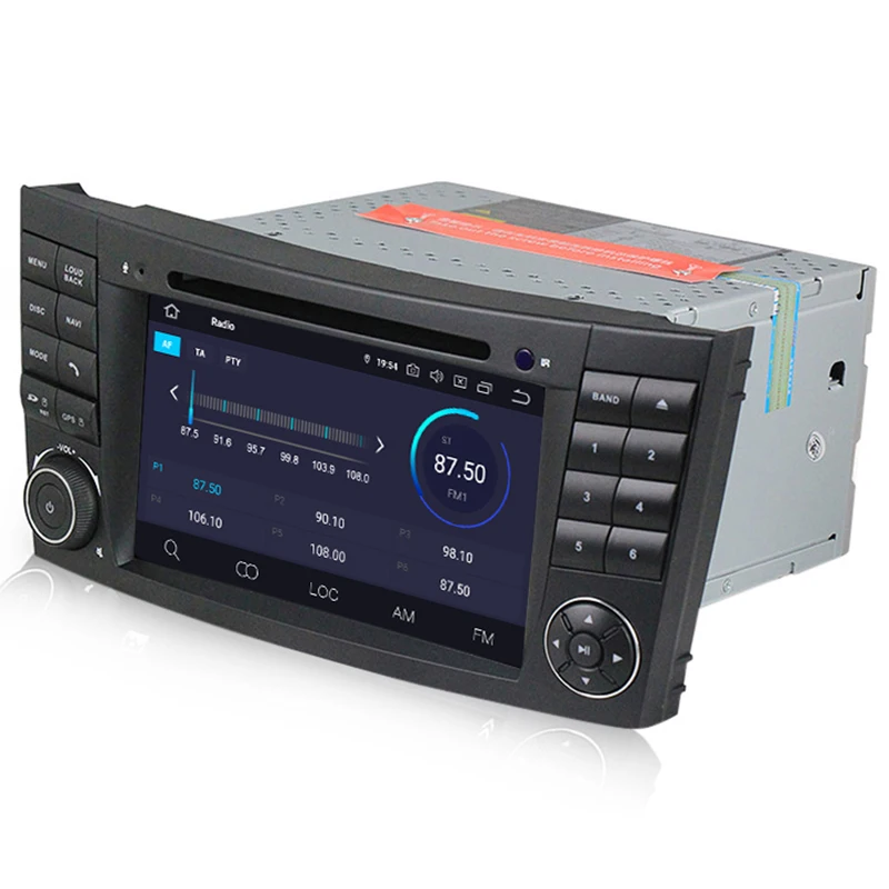 Excellent DSP IPS 4G 64G Android 9.0 2 Din Car DVD Player for Mercedes Benz E-Class W211 E200 E220 E300 E350 E240 E270 E280 CLS CLASS W219 5