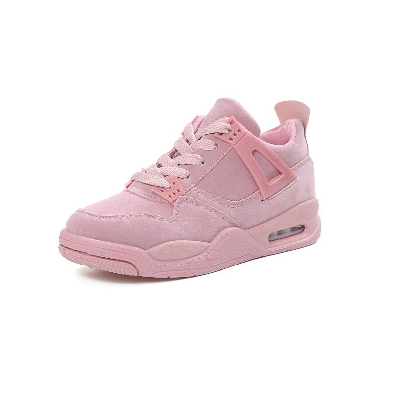 Розовый Basket femme, женские баскетбольные кроссовки Jordan, зимние кроссовки для тренировок, женские АМОРТИЗИРУЮЩИЕ НЕСКОЛЬЗЯЩИЕ кроссовки Jordan, спортивные женские кроссовки - Цвет: Розовый