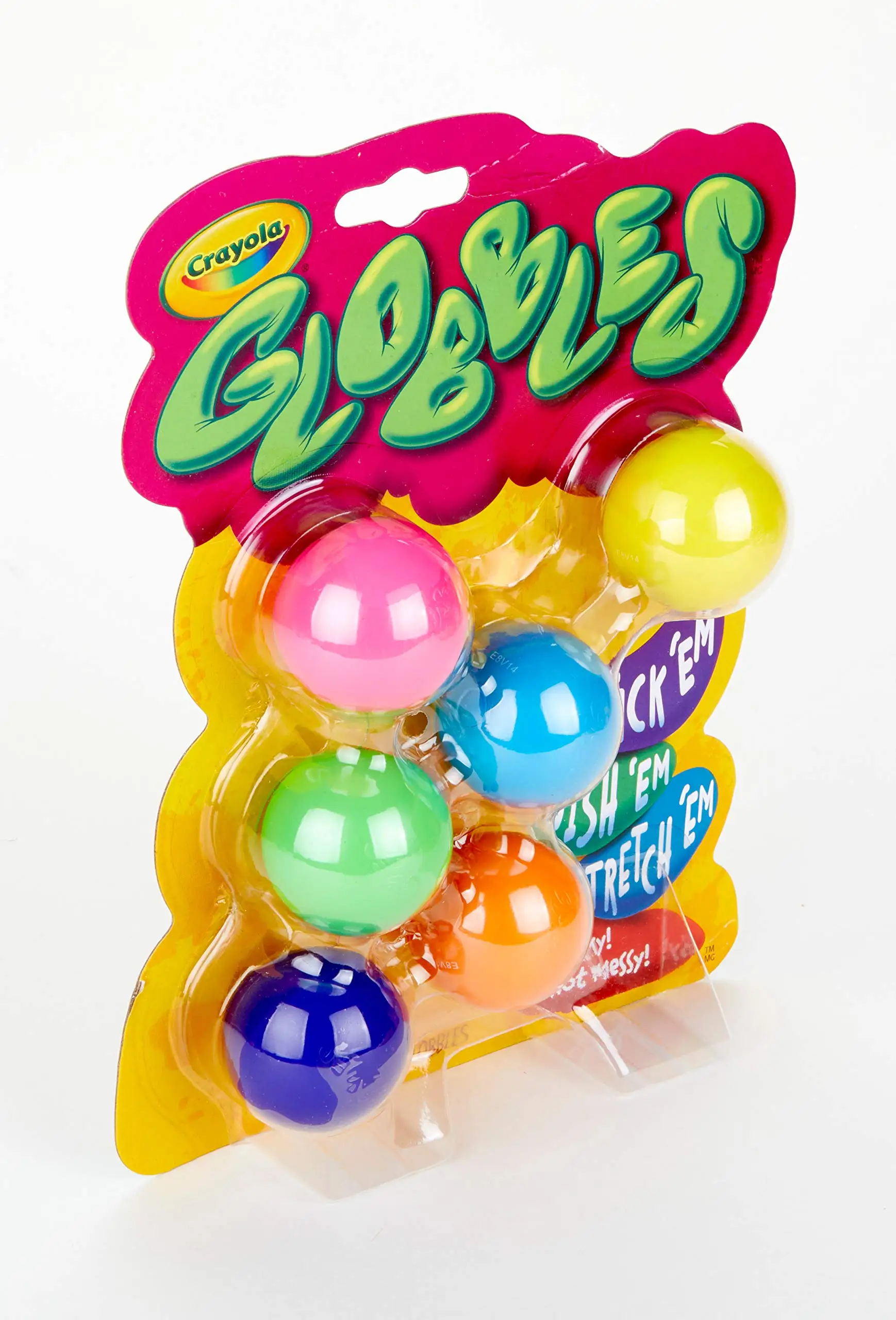 4Pc Sticky Target Balls Sticky Balls Ceiling Stress Relief Globbles Stress Toys 
