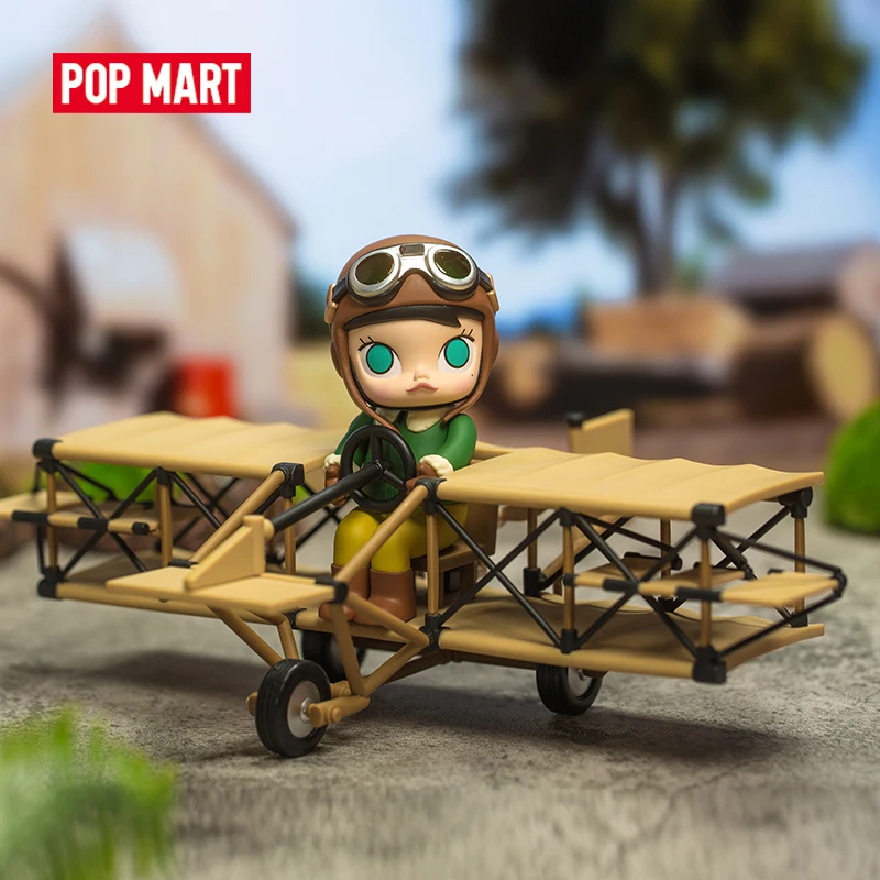 POP MART Молли x Фэн Ru набор статуэток Специальный выпуск Милая кавайная виниловая