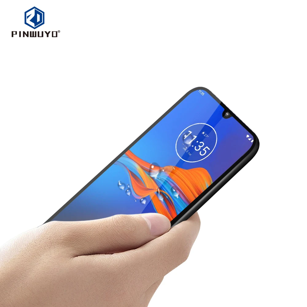 Для MOTO E6 Plus PINWUYO стекло для Motorola Moto E6 Plus Защитная пленка для экрана для Motorola E6 Plus